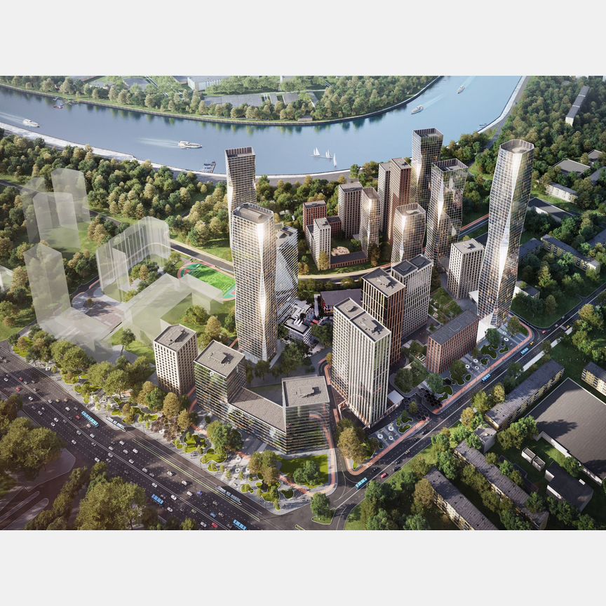 1-к. квартира, 40,7 м², 24/25 эт.