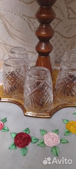 Набор бокалов и рюмок стойка бар