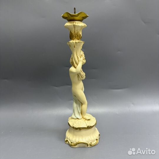 Подсвечник мальчик путти 28 см