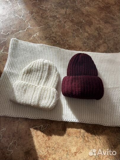 Женская шапка и снуд