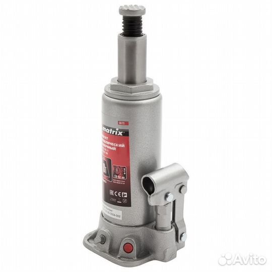 Домкрат Matrix бутылочный, 8 т, 230-457 мм