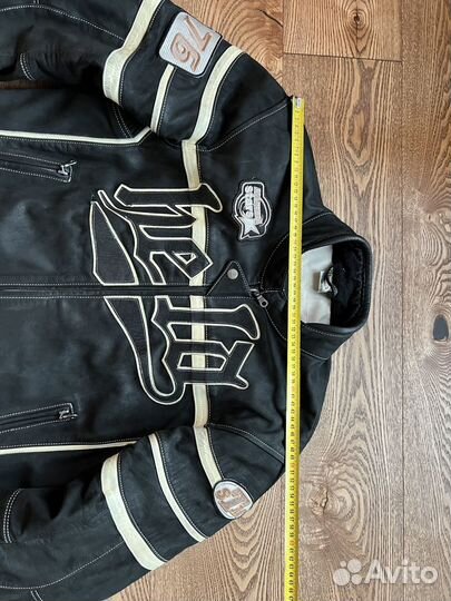 Мотокуртка кожаная Held Aras Black-Beige