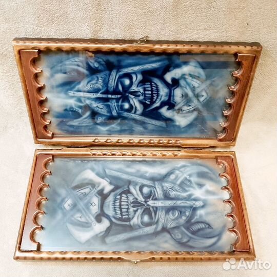 Нарды с аэрографией