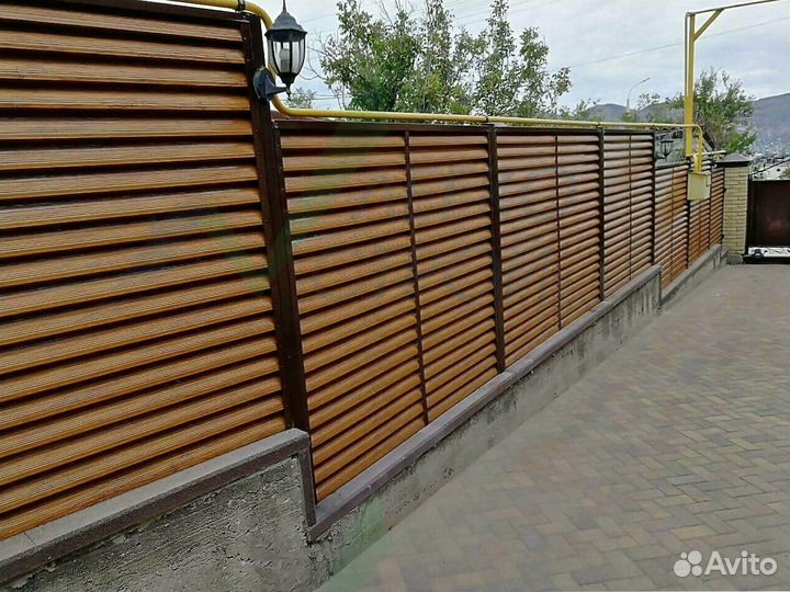 Забор жалюзи