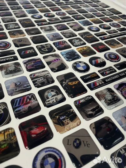 Глянцевые 3д-наклейки любой формы опт