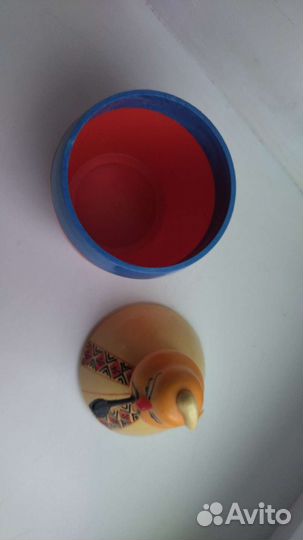 Сувенир Матрешка казак СССР винтаж