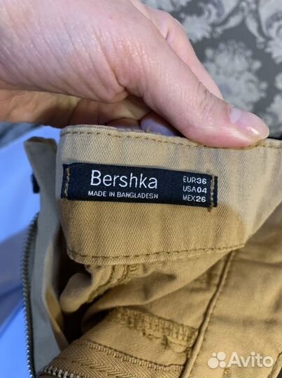 Брюки карго укороченные Bershka новые с биркой