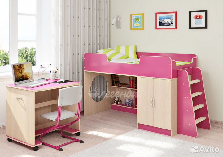 Кровать чердак Легенда 2.2