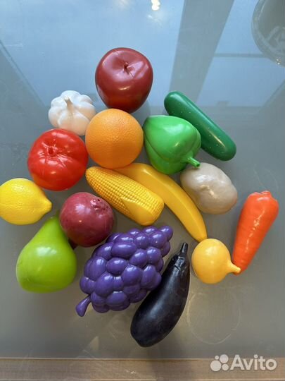 Набор фруктов овощей игрушки
