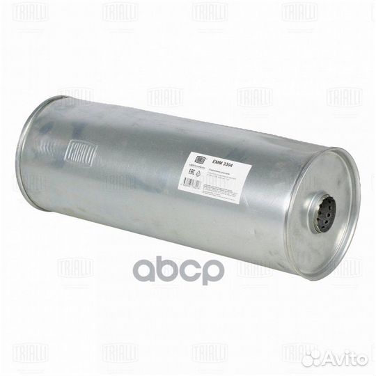 Глушитель универсальный (круглый) D190, L500, d