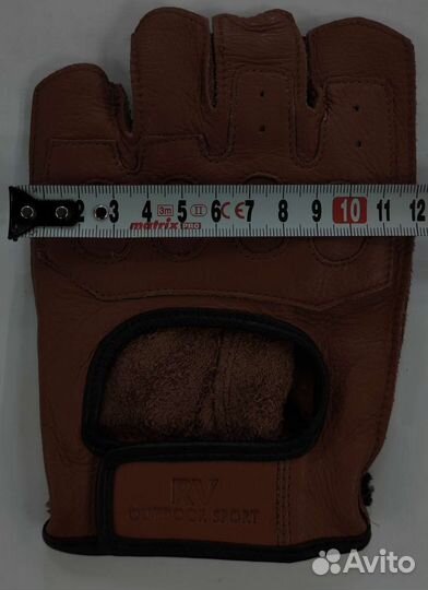 Мужские коричневые перчатки RV-81 «Horseshoe»