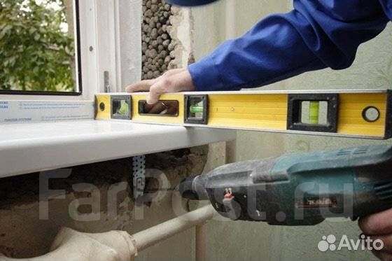 Подоконники, откосы на пластиковые окна