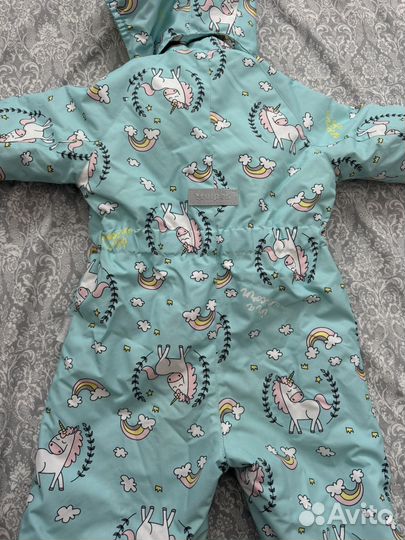 Демисезонный комбинезон для девочки 86