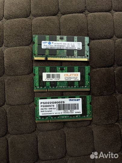 Оперативная память ddr2 2gb для ноутбука