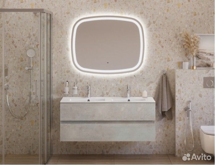 Мебель для ванной Cezares Molveno 46-120-2-CZR-8070-120-2 Beton