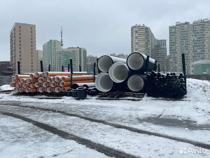 Труба в канаву на заезд (Гофра, Сталь)