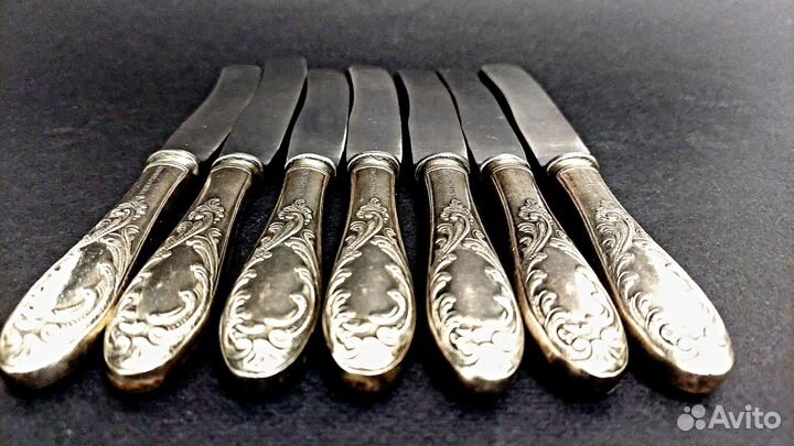 Ножи Кольчугино раннее производство,мельхиор