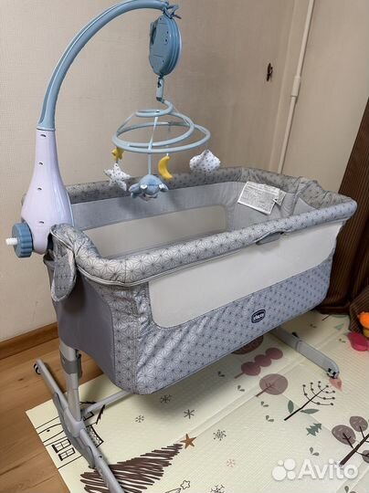 Приставная кроватка люлька Chicco next2me dream