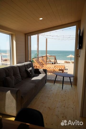 Дом у моря, баня, чан на дровах