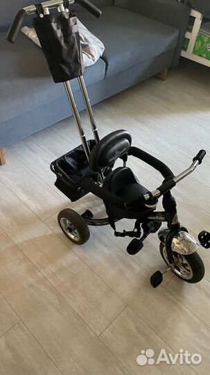 Велосипед коляска с ручкой