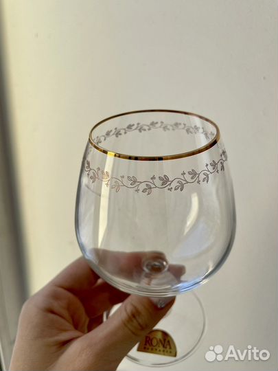 Новые бокалы для бренди/коньяка, Rona, Богемия