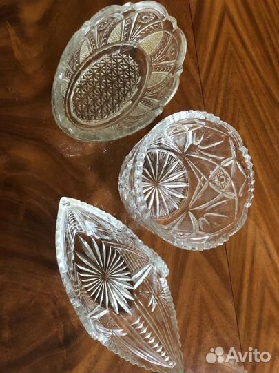 Салатник хрустальный