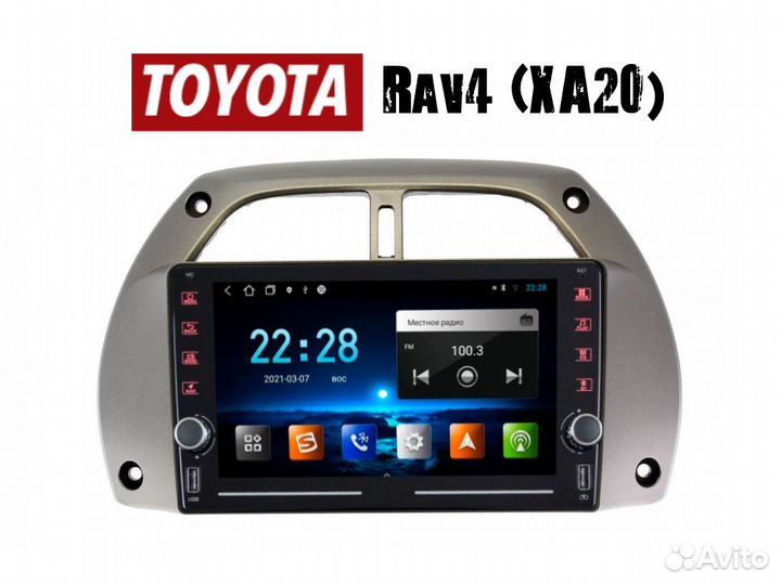 Topway ts7 Toyota Rav4 xa20 1/16gb крутилки