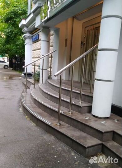 Шлифованный поручень из нержавейки