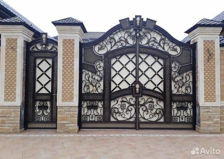Ворота кованые