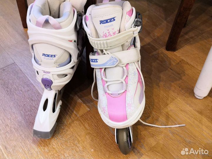 Роликовые коньки раздвижные 30-35 размер