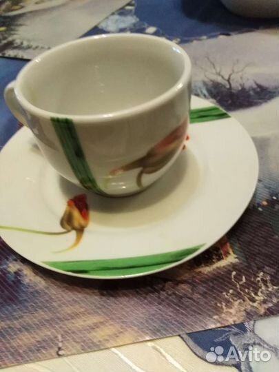 Кофейная пара фарфор