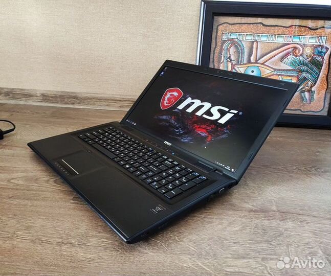 Мощный MSI 17.3/Core i7/8Gb/SSD+HDD/GTX