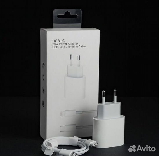 Блок питания с кабелем Lightning