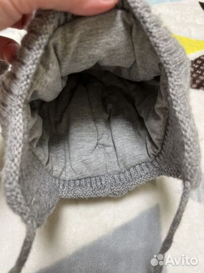 Комплект шапка снуд и манишка для мальчика