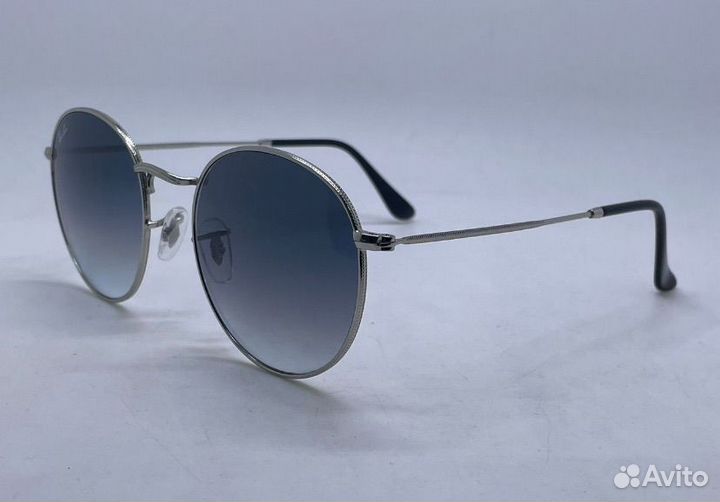 Очки ray ban round metal 53 пепельные