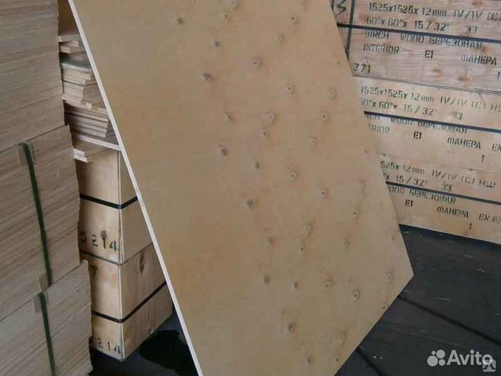 Фанера березовая калиброванная фк 1525х1525 24мм