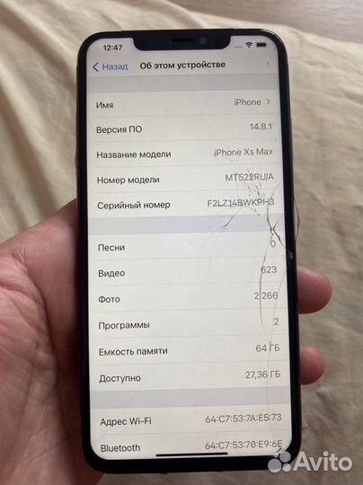 iPhone 10 xs max 64