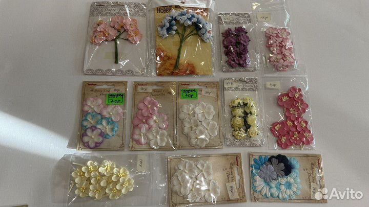 Роза, цветы бумажные для творчества