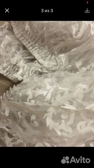 Тюль на дачу 3м на 4м