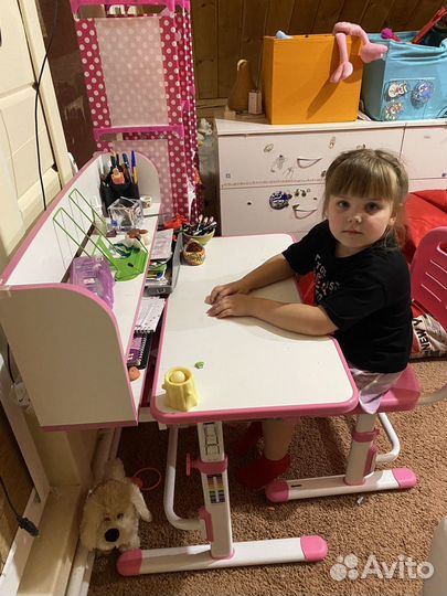 Растущая парта со стулом