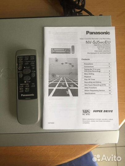 Видеомагнитофон panasonic новый
