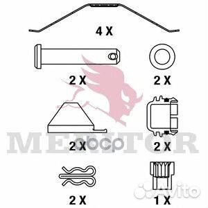 Колодки дисковые без прижимных пластин 29087