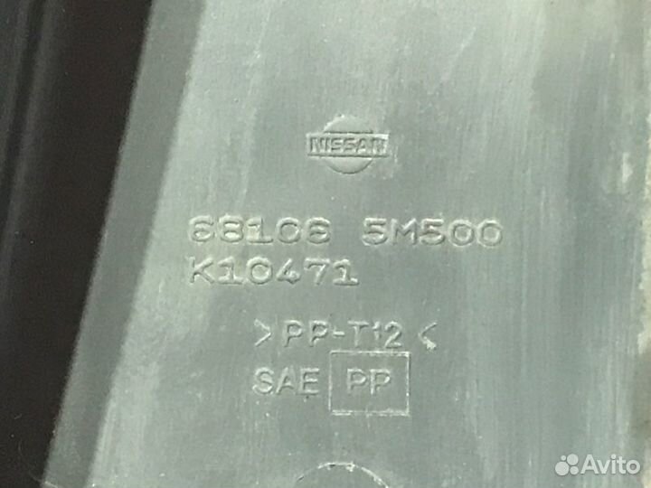 Накладка на щиток приборов левая Nissan Almera N16