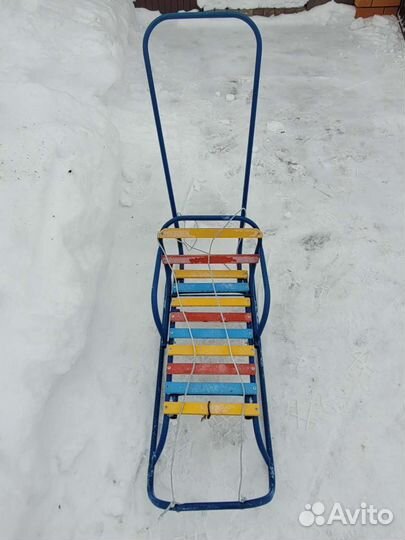 Детские зимние санки