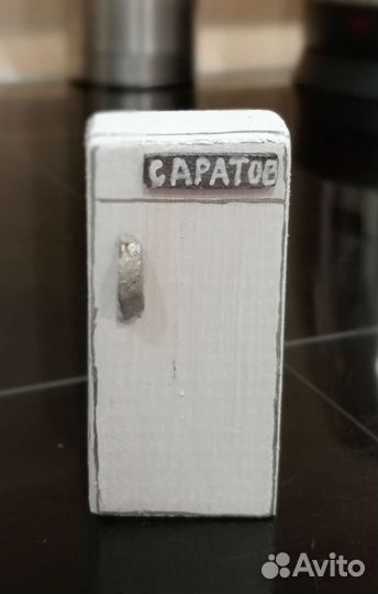 Декоративный домик, холодильник. Ручная работа