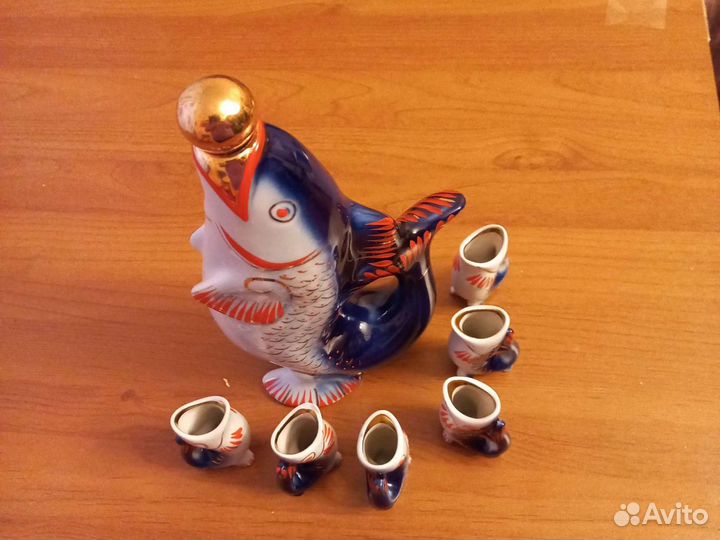 Графин с рюмками СССР