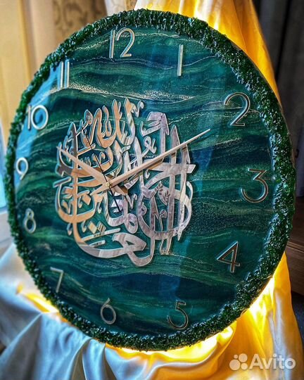 Часы из эпоксидной смолы