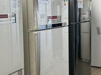 Холодильник с морозильником LG GR-H802hehz бежевый