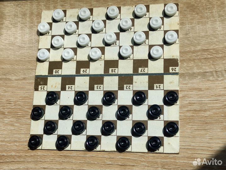 Набор дорожных игр СССР шахматы, шашки, домино