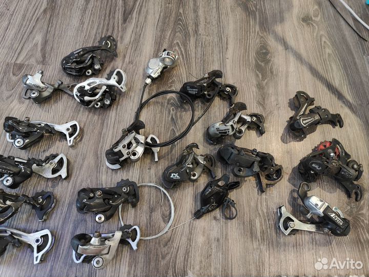 Задние переключатели shimano sram